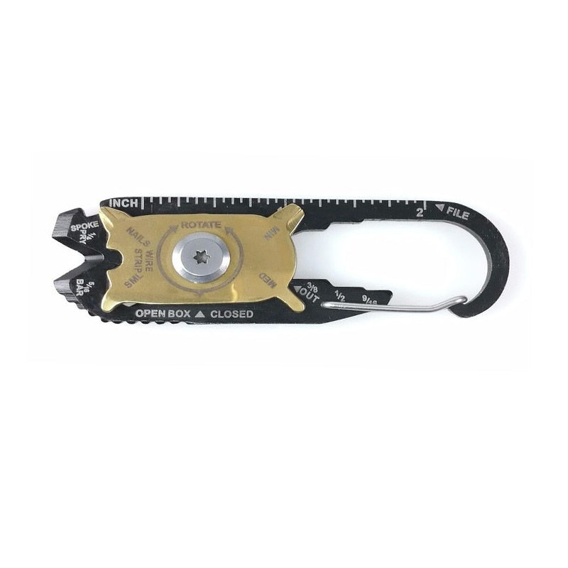 EDC Mini Utility 20 in 1 Pocket Multi Tool Keychain