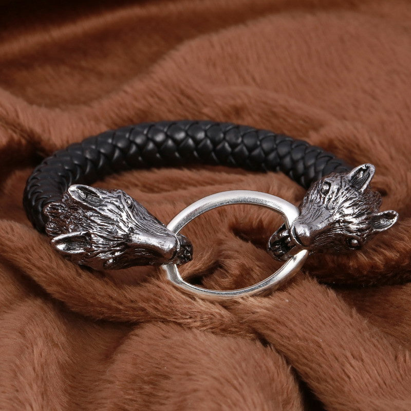 Wolf Head Charms Bracelets