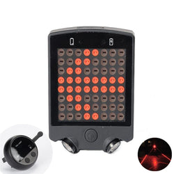 Wireless Remote 64 LED Laser Bicycle Rear Tail Light