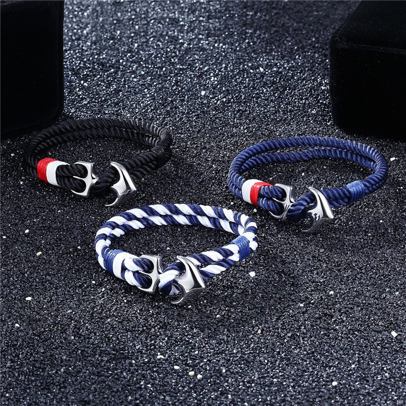 Survival rope Anchor Bracelets