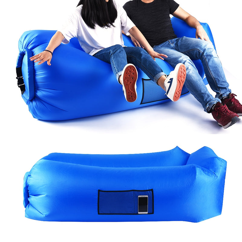 Outdoor Beach Inflatable Lounger Air Sofa Bed