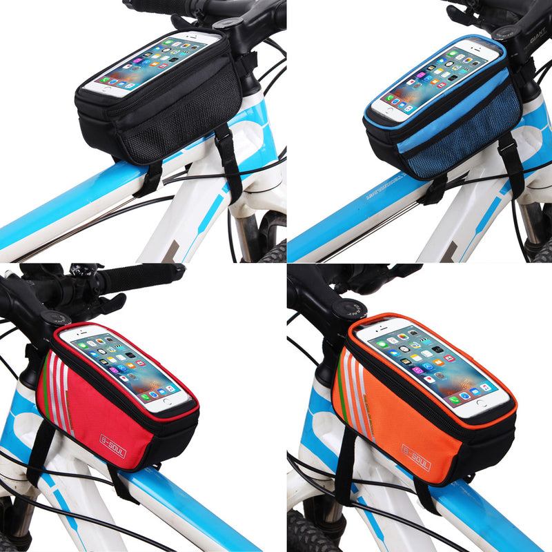 Waterproof Touch Screen Frame Front Bike Bag for Mobile Phone