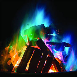 Mystical Colorful Fire Flame for Bonfire