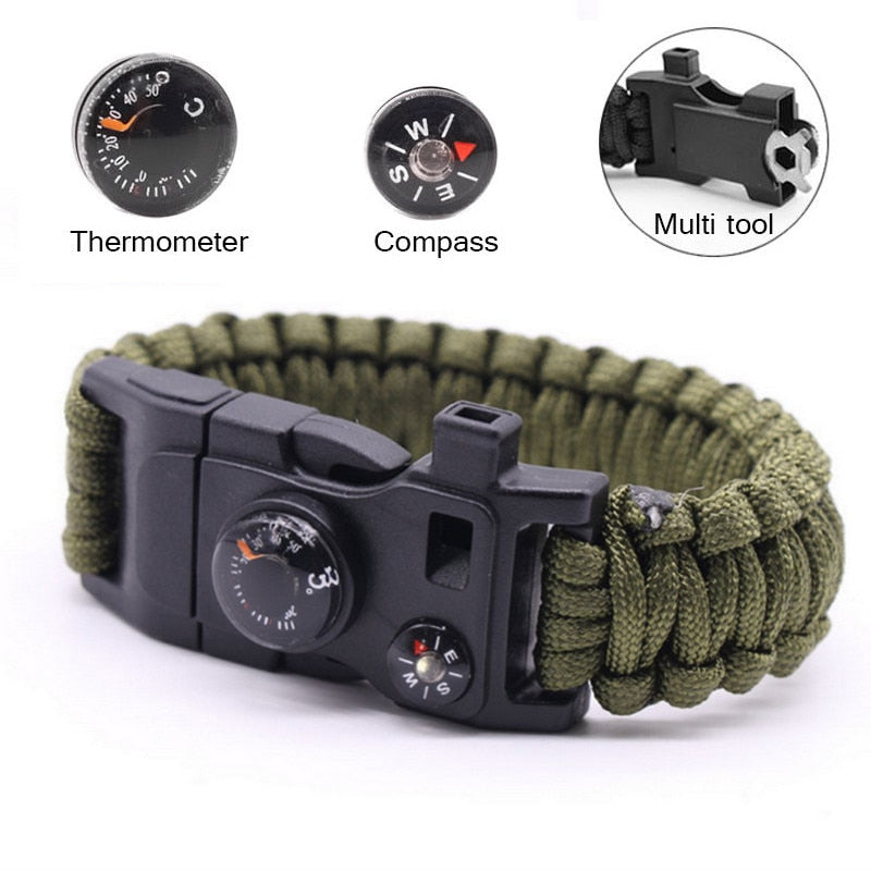 15 In 1 Paracord Survival Bracelet