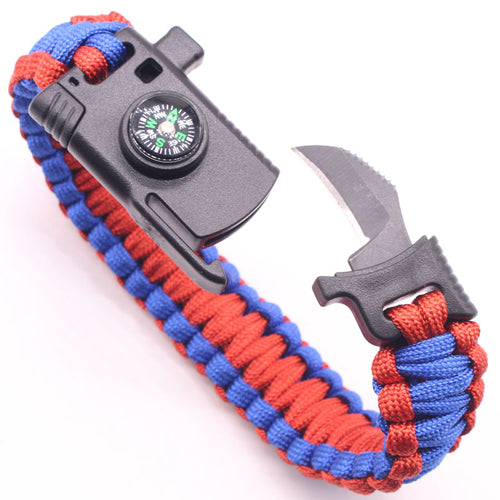 Braided Multi-function Paracord Survival Bracelet