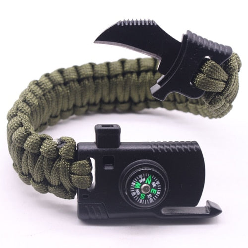 Braided Multi-function Paracord Survival Bracelet