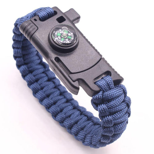 Braided Multi-function Paracord Survival Bracelet