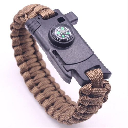 Braided Multi-function Paracord Survival Bracelet