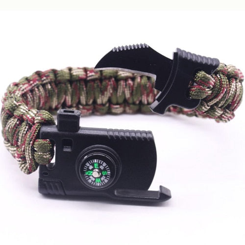 Braided Multi-function Paracord Survival Bracelet