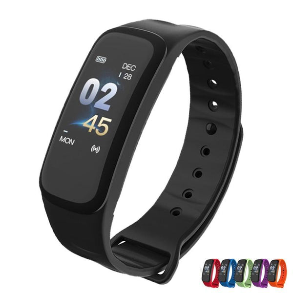 Color Screen Blood Pressure Fitness Tracker with Heart Rate Monitor